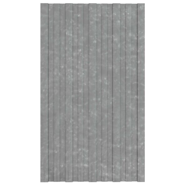 vidaXL Strešný panel 12 pcs Strieborná 80 x 45 cm Pozinkovaná oceľ – Obrázok 3