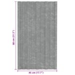 vidaXL Strešný panel 12 pcs Strieborná 80 x 45 cm Pozinkovaná oceľ – Obrázok 7