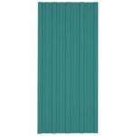 vidaXL Strešný panel 12 pcs Zelená 100 x 45 cm Pozinkovaná oceľ – Obrázok 3