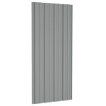 vidaXL Strešný panel 12 pcs Sivá 100 x 45 cm Pozinkovaná oceľ – Obrázok 5