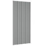 vidaXL Strešný panel 36 pcs Sivá 100 x 45 cm Pozinkovaná oceľ