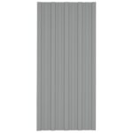 vidaXL Strešný panel 36 pcs Sivá 100 x 45 cm Pozinkovaná oceľ – Obrázok 3