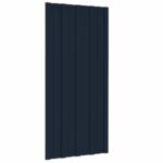 vidaXL Strešný panel 36 pcs Antracitová 100 x 45 cm Pozinkovaná oceľ