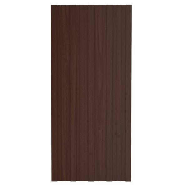 vidaXL Strešný panel 36 pcs Hnedá 100 x 45 cm Pozinkovaná oceľ – Obrázok 3