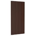 vidaXL Strešný panel 36 pcs Hnedá 100 x 45 cm Pozinkovaná oceľ – Obrázok 5