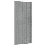 vidaXL Strešný panel 12 pcs Strieborná 100 x 45 cm Pozinkovaná oceľ