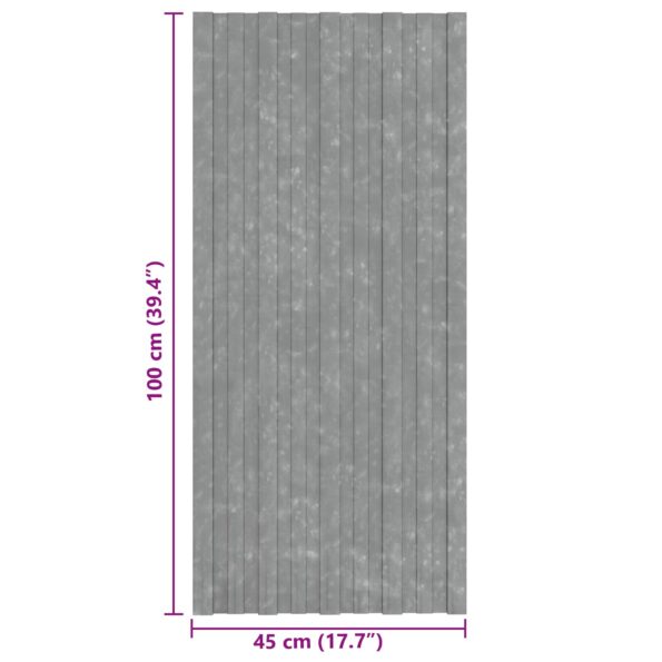 vidaXL Strešný panel 12 pcs Strieborná 100 x 45 cm Pozinkovaná oceľ – Obrázok 7