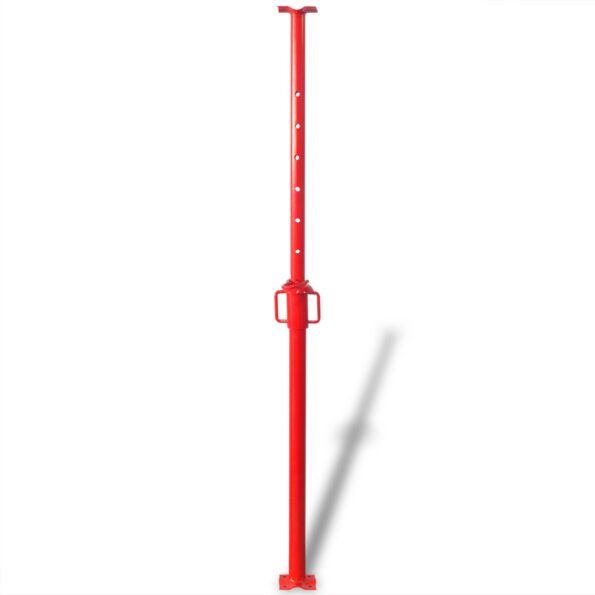 vidaXL Acrow podporný systém Červená 180 x 12,5 x 12,5 cm – Obrázok 2