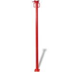vidaXL Acrow podporný stĺp Červená 280 x 12 x 12 cm