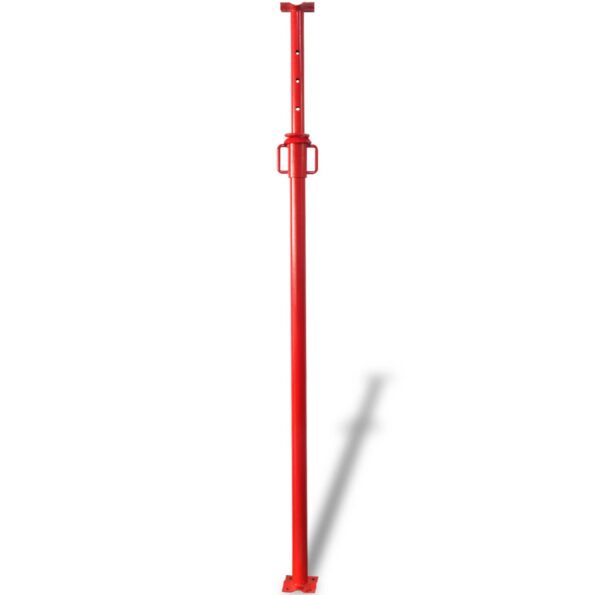 vidaXL Acrow podporný stĺp Červená 280 x 12 x 12 cm – Obrázok 2