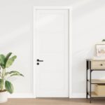 vidaXL Vnútorné dvere Biela 78 x 211 cm Preglejka – Obrázok 3