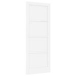 vidaXL Vnútorné dvere Biela 83 x 211 cm Preglejka – Obrázok 2
