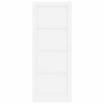 vidaXL Vnútorné dvere Biela 83 x 211 cm Preglejka – Obrázok 4