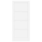 vidaXL Vnútorné dvere Biela 86 x 198,5 cm Preglejka – Obrázok 4