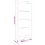 vidaXL Vnútorné dvere Biela 86 x 198,5 cm Preglejka – Obrázok 8