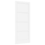 vidaXL Vnútorné dvere Biela 86 x 211 cm Preglejka – Obrázok 2