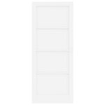 vidaXL Vnútorné dvere Biela 86 x 211 cm Preglejka – Obrázok 4