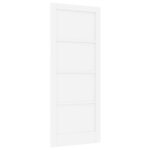vidaXL Vnútorné dvere Biela 86 x 211 cm Preglejka – Obrázok 6