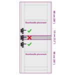 vidaXL Vnútorné dvere Biela 86 x 211 cm Preglejka – Obrázok 9