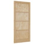 vidaXL Vnútorné dvere Prírodná 93 x 202 cm Preglejka – Obrázok 2