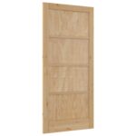 vidaXL Vnútorné dvere Prírodná 93 x 202 cm Preglejka – Obrázok 6