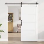 vidaXL Vnútorné dvere Biela 93 x 202 cm Preglejka