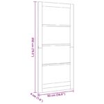 vidaXL Vnútorné dvere Biela 93 x 202 cm Preglejka – Obrázok 8
