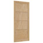 vidaXL Vnútorné dvere Prírodná 93 x 211 cm Preglejka – Obrázok 6