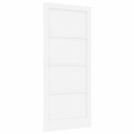 vidaXL Vnútorné dvere Biela 93 x 211 cm Preglejka – Obrázok 2