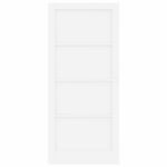 vidaXL Vnútorné dvere Biela 93 x 211 cm Preglejka – Obrázok 4