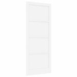 vidaXL Vnútorné dvere Biela 93 x 232 cm Preglejka – Obrázok 6