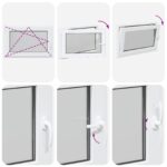 Podkrovné okno RISOR 90 x 70 cm PVC a sklo Biela – Obrázok 10
