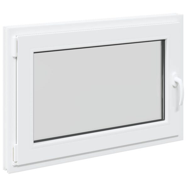 Podkrovné okno RISOR 90 x 70 cm PVC a sklo Biela – Obrázok 2