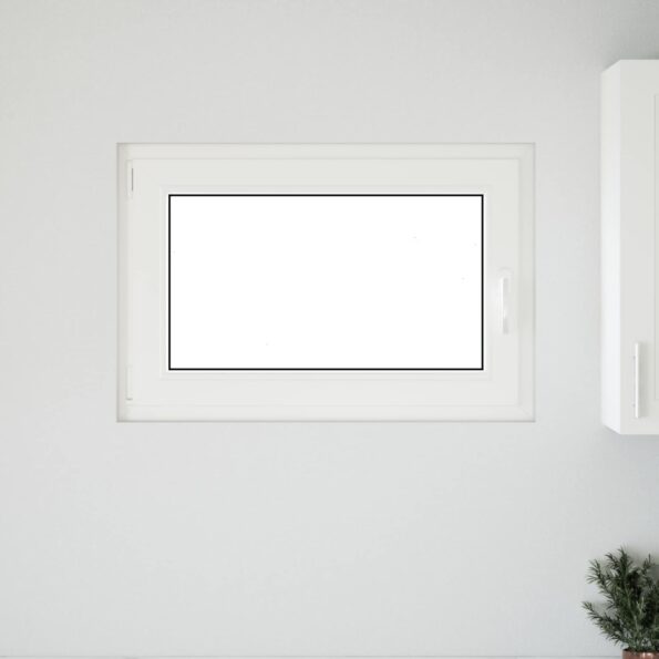 Podkrovné okno RISOR 90 x 70 cm PVC a sklo Biela – Obrázok 3
