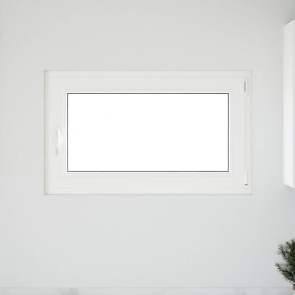 Podkrovné okno RISOR 100 x 60 cm PVC a sklo Biela – Obrázok 3