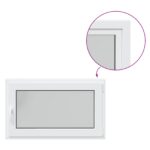 Podkrovné okno RISOR 100 x 60 cm PVC a sklo Biela – Obrázok 8