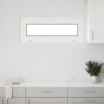 vidaXL Podkrovné okno RISOR 100 x 40 cm PVC a sklo Biela