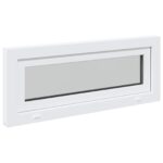 vidaXL Podkrovné okno RISOR 100 x 40 cm PVC a sklo Biela – Obrázok 6