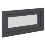 vidaXL Podkrovné okno RISOR 80 x 40 cm PVC a sklo Antracitová – Obrázok 6