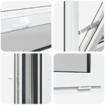 vidaXL Podkrovné okno RISOR 80 x 40 cm PVC a sklo Antracitová – Obrázok 7