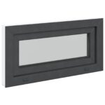 vidaXL Podkrovné okno RISOR 80 x 40 cm PVC a sklo Antracitová – Obrázok 6
