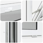 vidaXL Podkrovné okno RISOR 80 x 40 cm PVC a sklo Antracitová – Obrázok 7