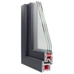 vidaXL Podkrovné okno RISOR 80 x 40 cm PVC a sklo Antracitová – Obrázok 9