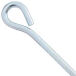 vidaXL Zemný kotviaci predmet 2 pcs Strieborná Ø10 x 30 cm – Obrázok 4