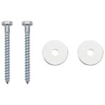 vidaXL Zemný kotviaci predmet 2 pcs Strieborná Ø10 x 30 cm – Obrázok 7