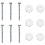 vidaXL Zemný kotviaci predmet 6 pcs Strieborná Ø10 x 40 cm – Obrázok 5