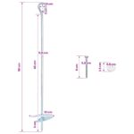 vidaXL Zemný kotviaci predmet 10 pcs Strieborná Ø10 x 50 cm – Obrázok 7
