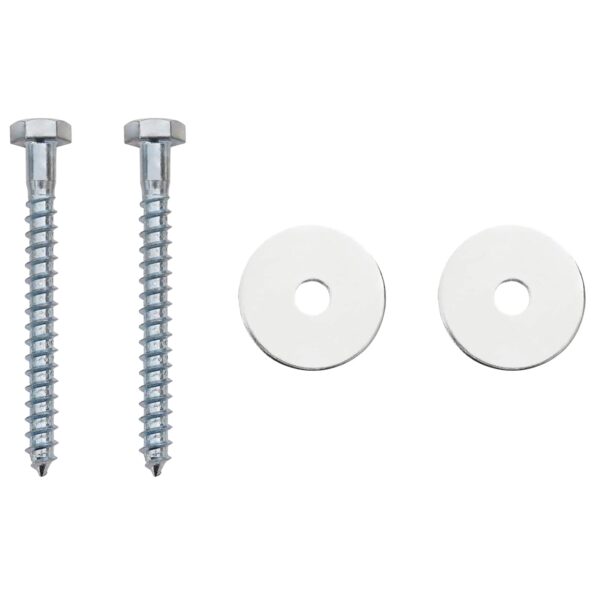 vidaXL Zemný kotviaci predmet 2 pcs Strieborná Ø10 x 60 cm – Obrázok 5
