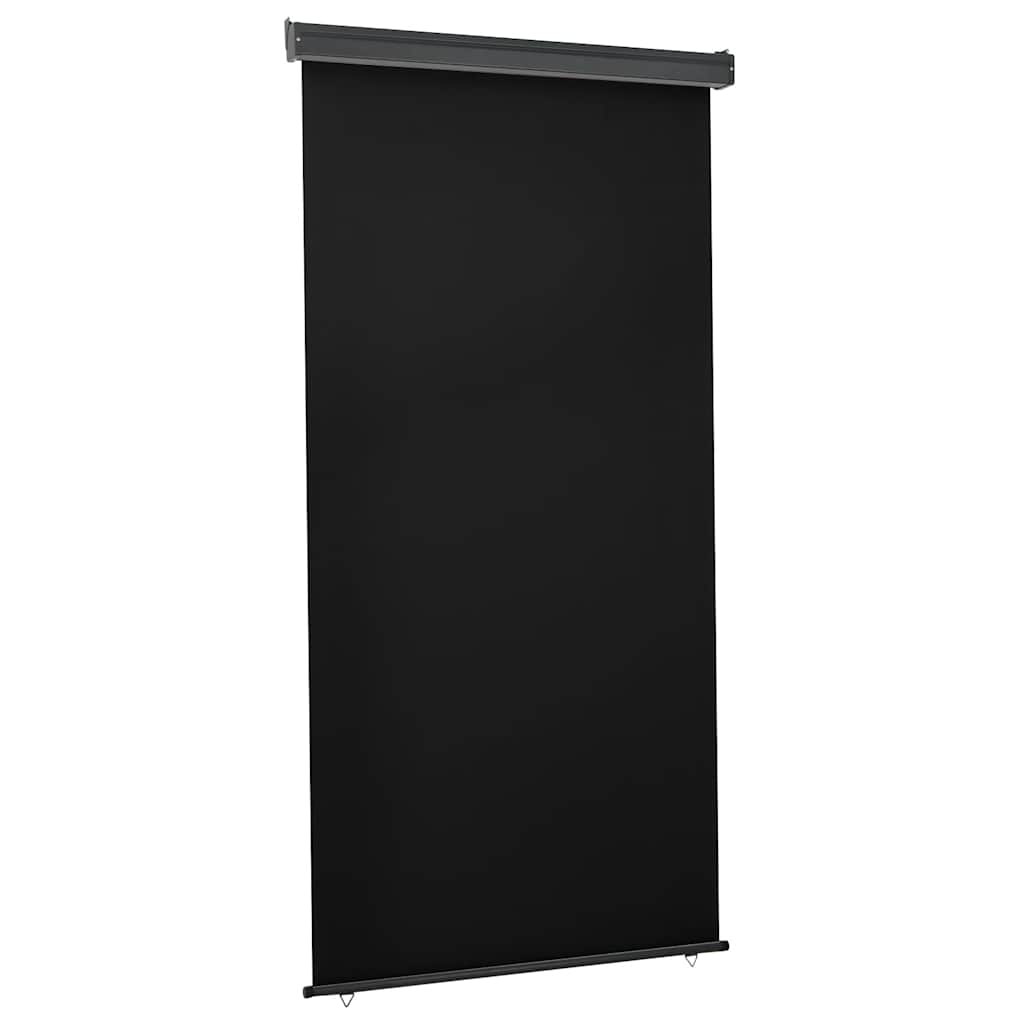 48418_1.jpg vidaXL Bočná markíza na balkón 125x250 cm, čierna – Obrázok 1