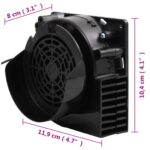 vidaXL LED reťazové osvetlenie so 66 LED diódami a ventilátorom 660 cm – Obrázok 8